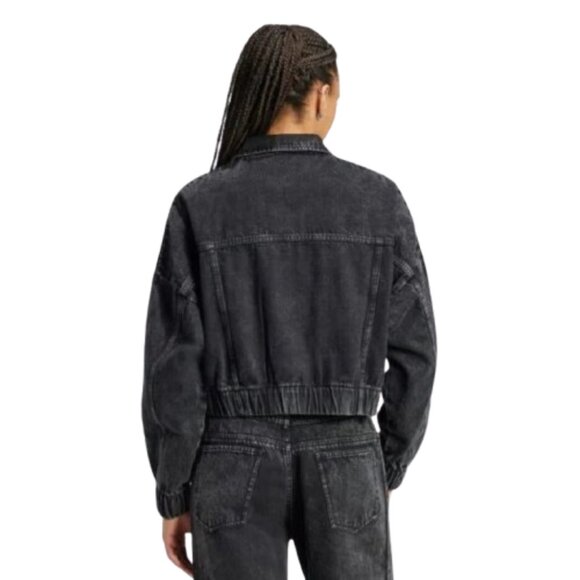adidas women Premium Essentials Denim Track Top - Picture 2 of 3